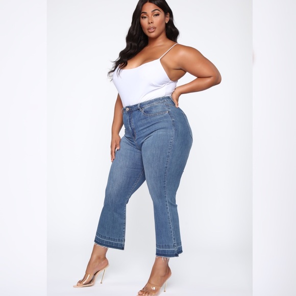 LAST 1 🌺 High Waisted Denim Jeans - Picture 2 of 8